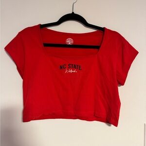 Rivalry Threads 91 NC State Women’s Red Crop Top Size Large